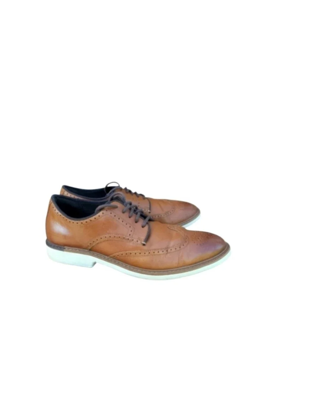 Cole Haan Wingtip Go To Oxford British Tan Brown Dress Casual Work Loafer Men 11
